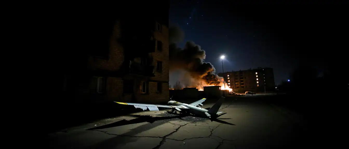 Ночная атака беспилотников на Краснодарский край: обломки БПЛА повредили жилые дома и вызвали пожары