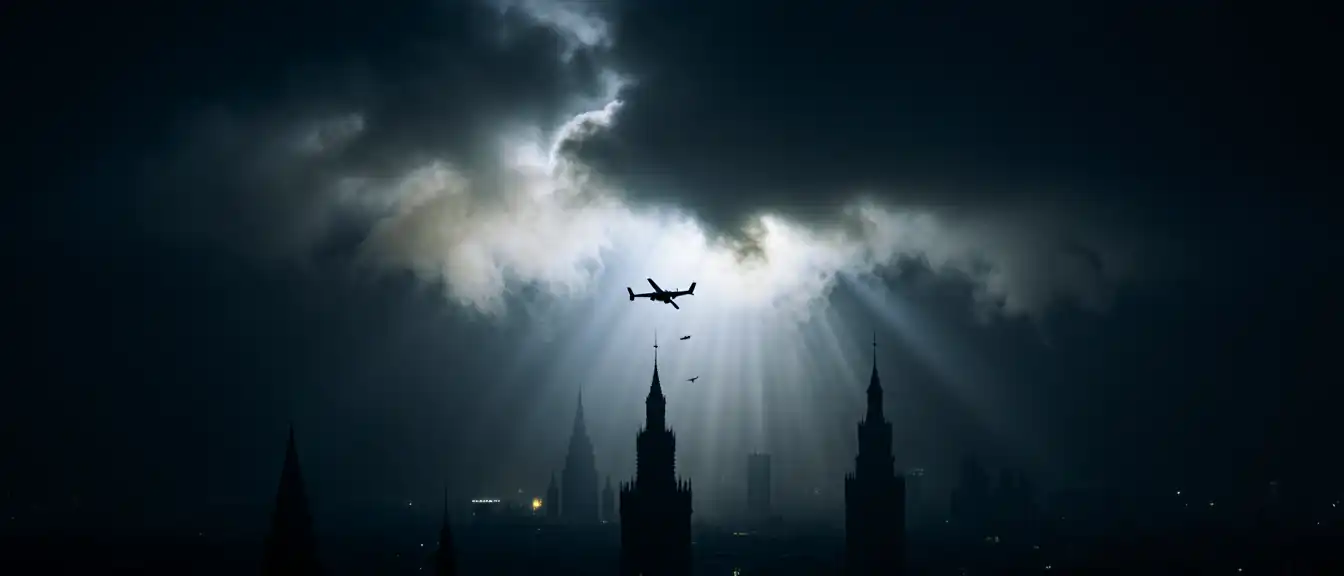 Массированная атака БПЛА: число перехваченных беспилотников под Москвой перевалило за пятьдесят