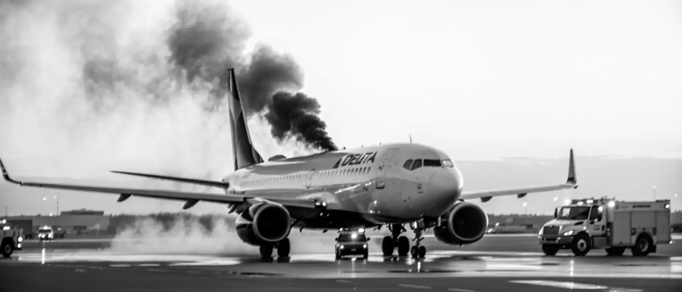 Тревожное утро в Атланте: самолет Delta экстренно вернулся на взлетную полосу из-за дыма в кабине