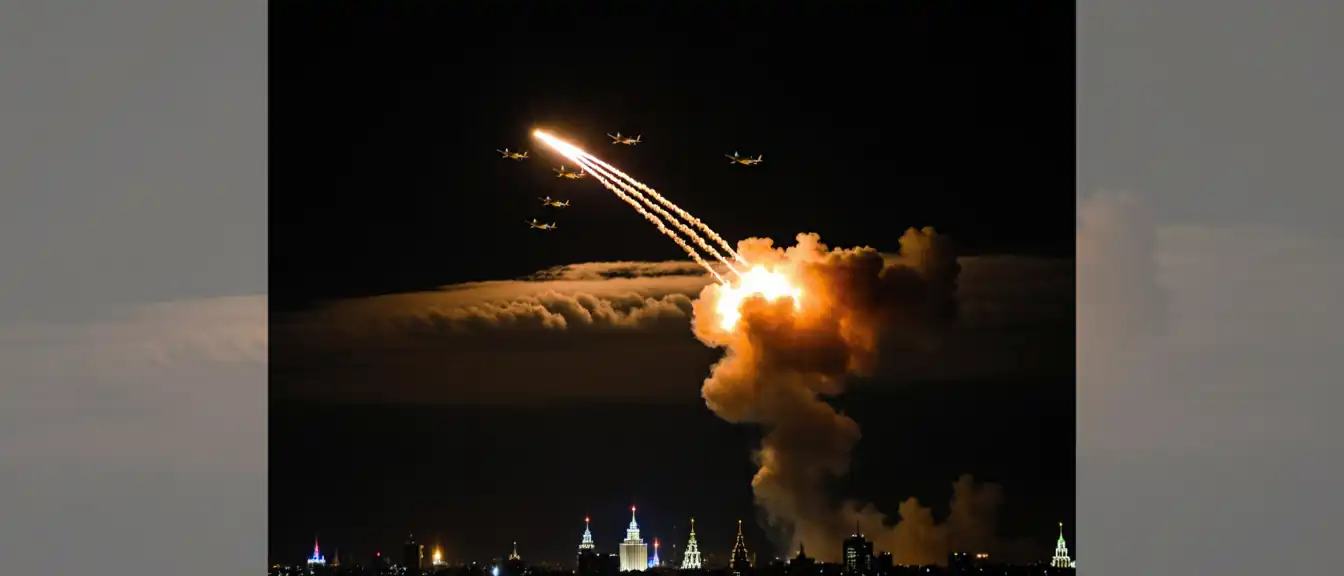 Ночная атака на столицу: ПВО перехватила восемь дронов над Москвой