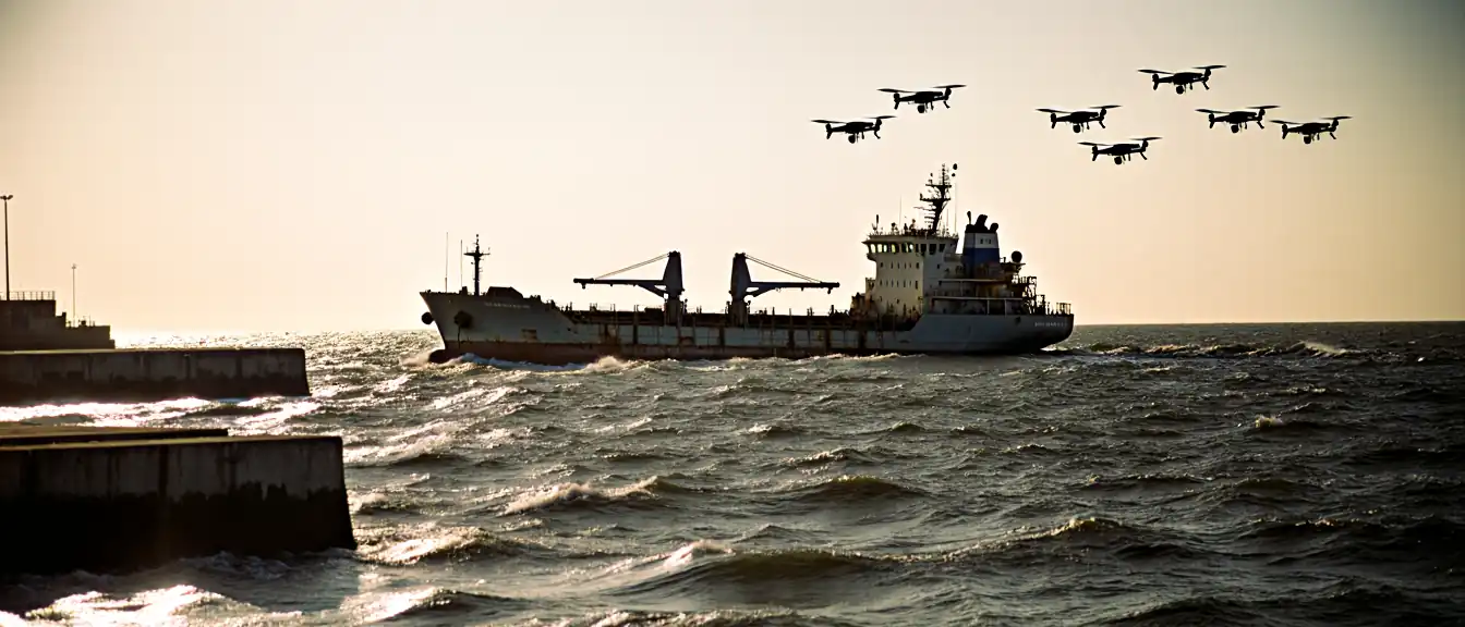 Дроны как инструмент морской блокады: новые угрозы для судоходства в украинских портах