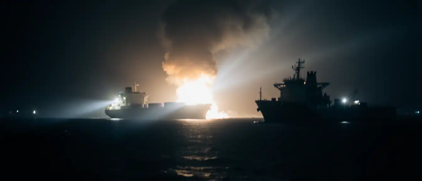 Ночной удар по Николаеву: уничтожен сухогруз с военным грузом в момент разгрузки