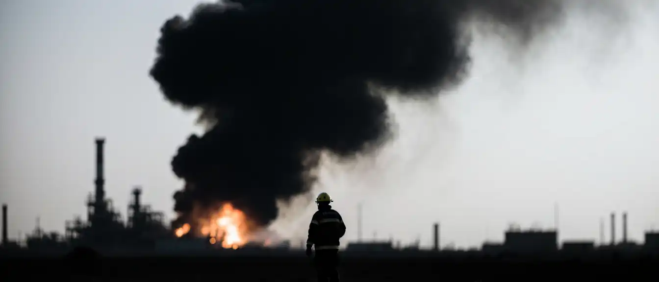 Масштабное применение беспилотников привело к пожару на нефтеперерабатывающем заводе в Ленинградской области