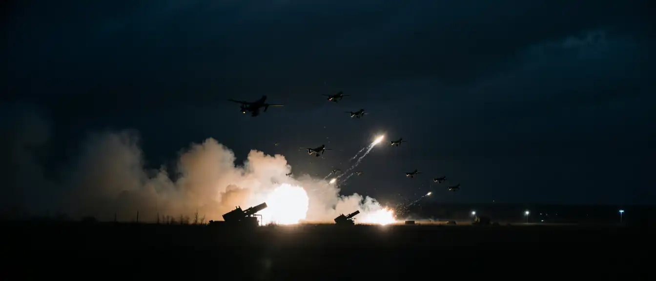 Массированная атака беспилотников на Воронежскую область завершилась работой систем ПВО