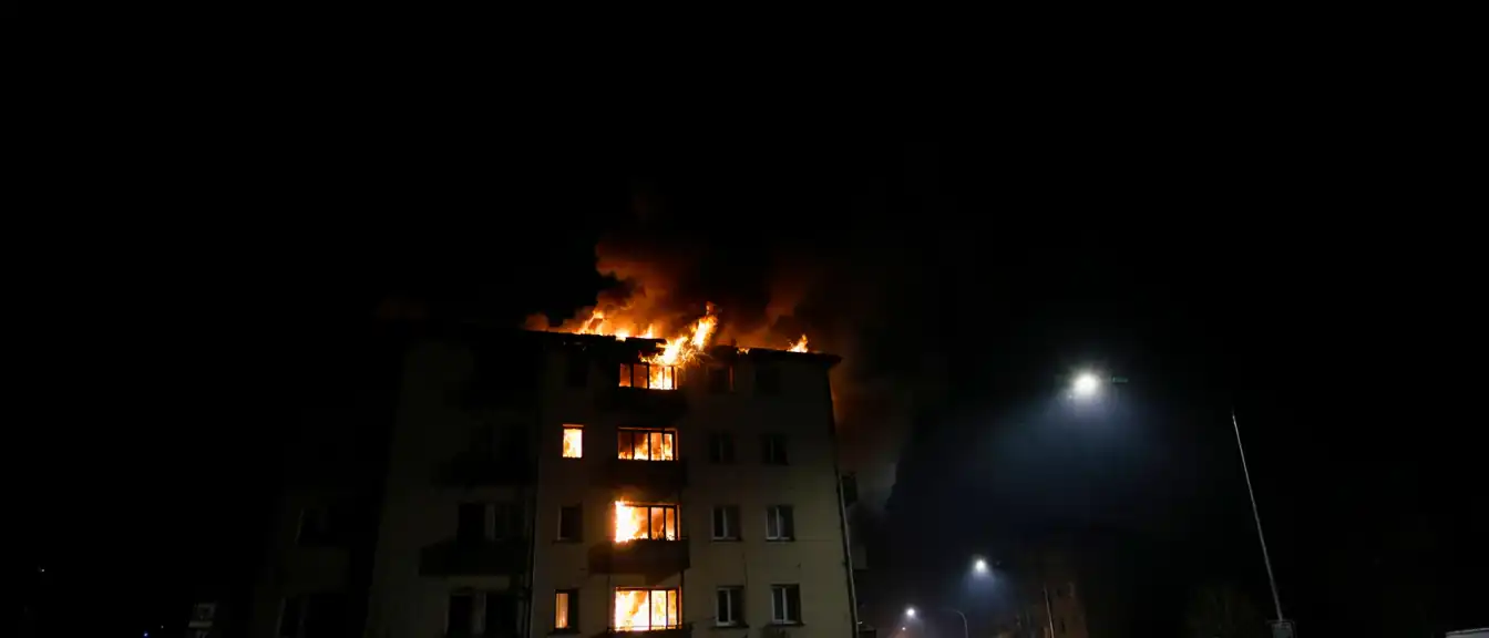 Последствия ночного налета: в Подмосковье горят жилые дома и предприятия