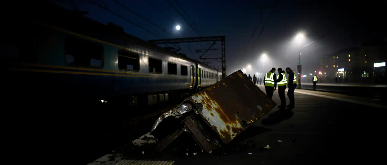 Пятеро пассажиров поезда из Анапы в Москву получили травмы из-за падения обломков БПЛА в Воронежской области
