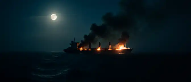 Огонь в Черном море: на торговом судне под Одессой вспыхнул пожар