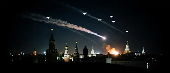 Массированная атака дронов: мэр Москвы сообщил о перехвате сотен беспилотников за сутки
