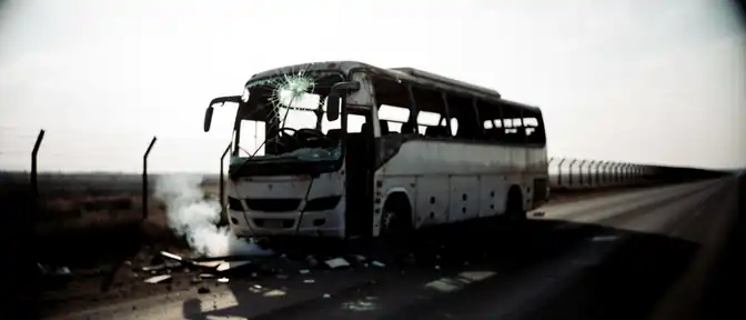Удар по мирным пассажирам: в Брянской области беспилотник атаковал рейсовый автобус из Беларуси
