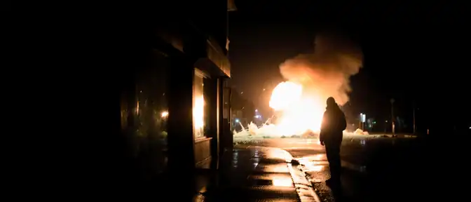 Ночной Киев под ударом: взрывы раздались во время воздушной тревоги