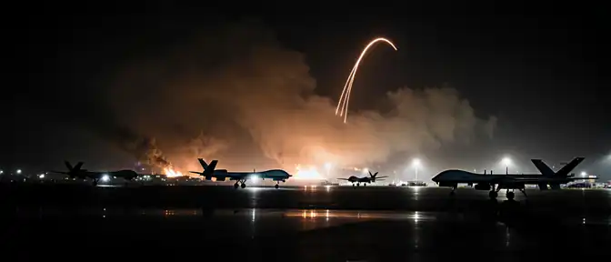 Ночной налет на юг России: десятки беспилотников атаковали Ростовскую область