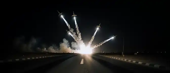 Небо под прицелом: ПВО Кувейта отражает атаки беспилотников