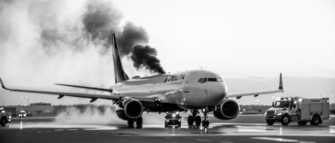 Тревожное утро в Атланте: самолет Delta экстренно вернулся на взлетную полосу из-за дыма в кабине