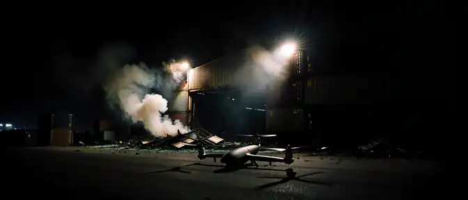 Ночная атака на Луганск: под ударом оказались торговые площади и склады