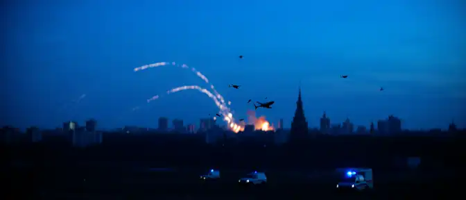 ЗАГОЛОВОТЕ: Подмосковное небо под ударом: число уничтоженных беспилотников у столицы выросло до тридцати шести