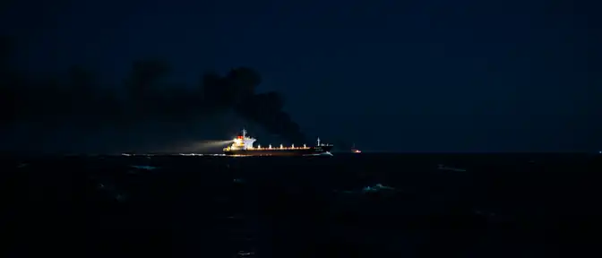 Тревога в Красном море: неопознанный снаряд атаковал нефтяной танкер