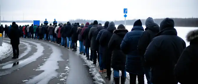 Битва за место в очереди: почему на границе в Нарве не нашли криминала, но столкнулись с хаосом