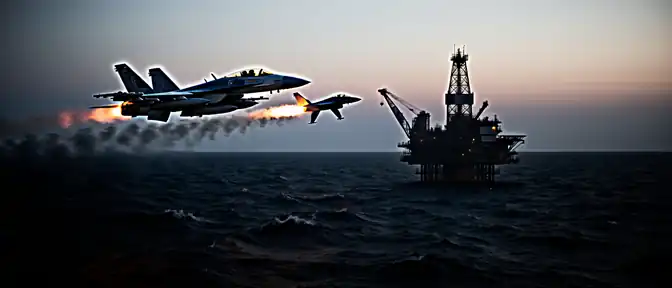 Угроза энергетической безопасности: румынская авиация ликвидировала морской дрон в Черном море