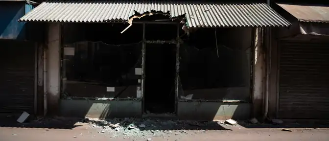 Удар по Артемовскому району: в Луганске беспилотник повредил торговую точку