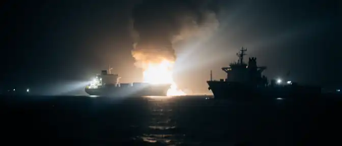 Ночной удар по Николаеву: уничтожен сухогруз с военным грузом в момент разгрузки