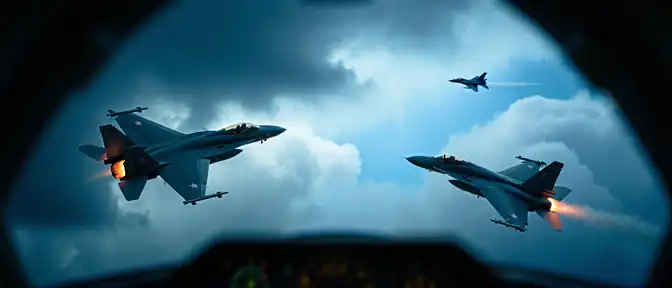 Незваные гости в небе: истребители F-16 пресекли нарушение правил полетов в Огайо