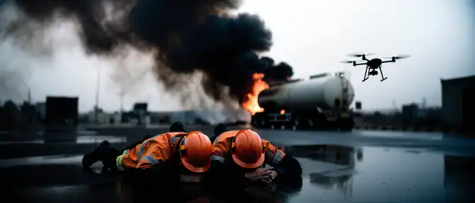 Госпитализация спасателей в Мелитополе после удара беспилотника по объекту инфраструктуры