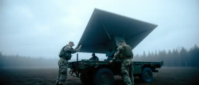 Литовские военные приступили к установке американских мобильных радаров для защиты неба