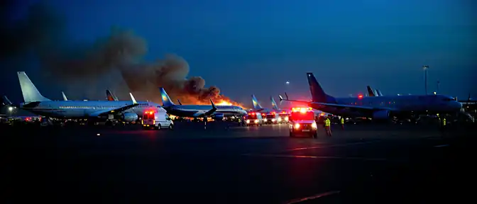 Массированная атака беспилотников привела к перенаправлению десятков рейсов в московские аэропорты и жертвам в Подмосковье