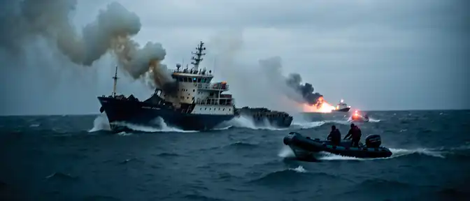 Обострение в Черном море: атаки беспилотников затронули два торговых судна