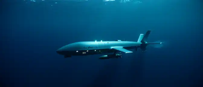 Подводный беспилотник Excalibur длиной 12 метров успешно провел испытание по пуску тяжелой торпеды в водах Великобритании