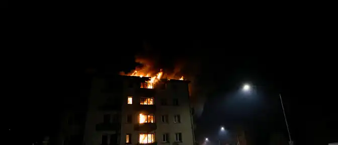 Последствия ночного налета: в Подмосковье горят жилые дома и предприятия