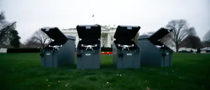 Секретная служба США использует беспилотники для мониторинга территории Белого дома