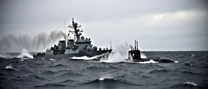 Успешная охота в Охотском море: корвет «Резкий» вывел на поверхность имитированную субмарину