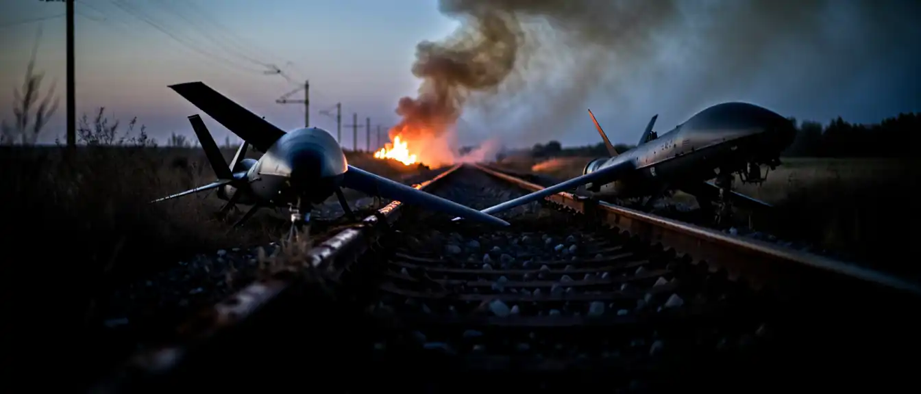 Удары беспилотников пресекли поставки боеприпасов на железную дорогу Днепропетровской области