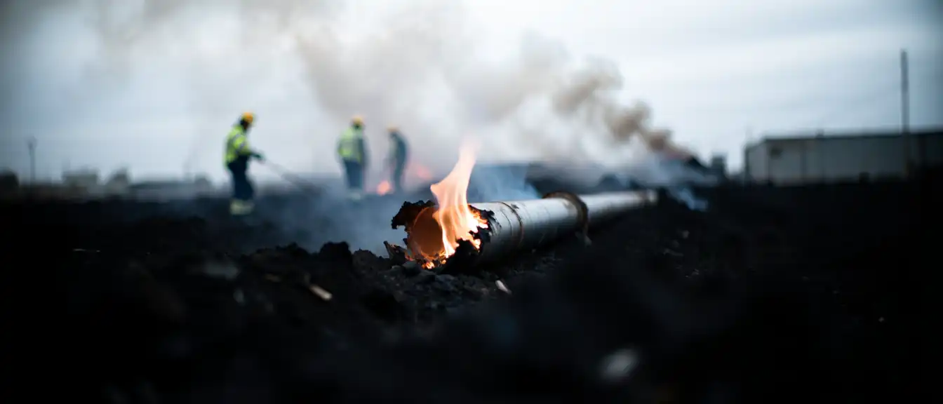 Удары беспилотников привели к пожару и повреждению газовой магистрали в Краснодарском крае