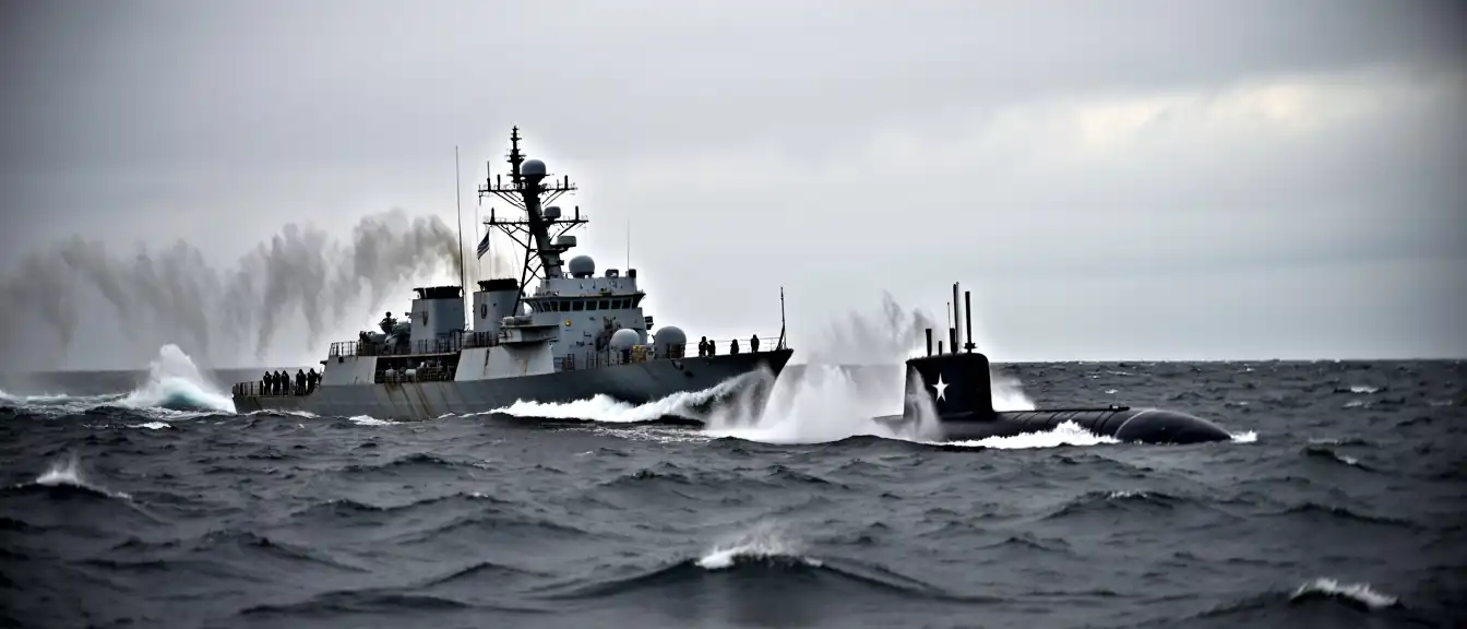 Успешная охота в Охотском море: корвет «Резкий» вывел на поверхность имитированную субмарину